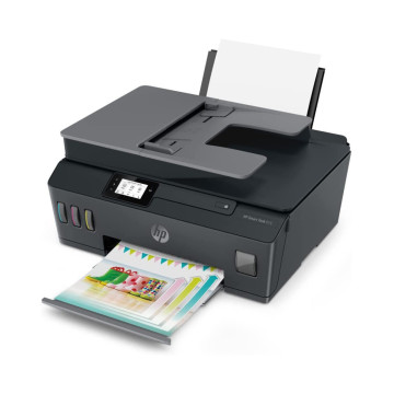 Imprimante HP Tout-en-un sans fil Smart Tank 615 (Y0F71A) – Jet d’encre multifonction avec réservoirs rechargeables Wi-Fi et écr