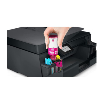 Imprimante HP Tout-en-un sans fil Smart Tank 615 (Y0F71A) – Jet d’encre multifonction avec réservoirs rechargeables Wi-Fi et écr