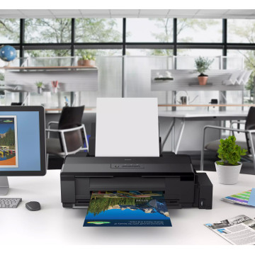 Imprimante Epson EcoTank L1800 A3 Jet D'Encre USB Wi-Fi Noir – Qualité Photo Professionnelle