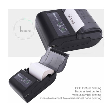 Mini imprimante thermique sans fil USB 57mm – Reçus & billets portables