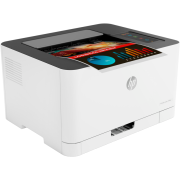 Imprimante HP LaserJet 150nw Couleur (4ZB95A) – Laser Compact Wi-Fi, Impression Rapide Couleur