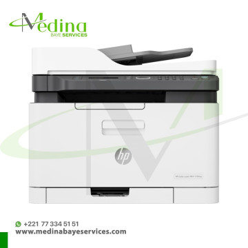 Imprimante multifonction laser couleur HP 179fnw – Wi-Fi, ADF, Impression mobile, Compacte et performante