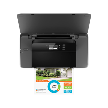 Imprimante HP OfficeJet 202 Mobile Couleur – Portable, Sans Fil, Jet d’Encre, Haute Qualité, Idéale en Déplacement