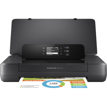 Imprimante HP OfficeJet 202 Mobile Couleur – Portable, Sans Fil, Jet d’Encre, Haute Qualité, Idéale en Déplacement