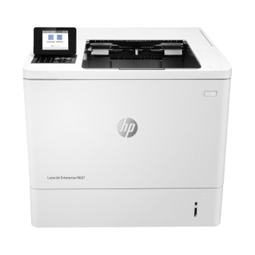Imprimante HP LaserJet Enterprise M607dn – Monochrome, Ultra Rapide, Sécurisée, A4, Recto Verso, Réseau Gigabit