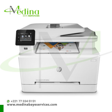 Imprimante Multifonction HP Color LaserJet Pro M283fdw – Laser Couleur, Wi-Fi, A4, Impression Recto Verso Automatique