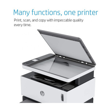 Imprimante multifonction HP Neverstop Laser 1200n – Laser rapide, économique, rechargeable