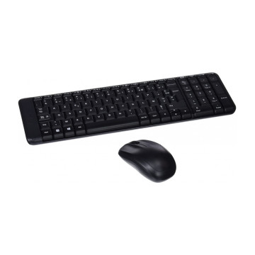 Clavier et souris sans fil Logitech MK220 Français AZERTY Noir – Compact, fiable et longue autonomie