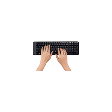 Clavier et souris sans fil Logitech MK220 Français AZERTY Noir – Compact, fiable et longue autonomie