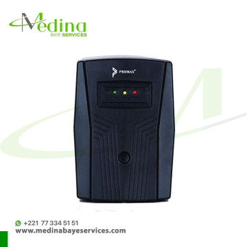 Onduleur Premax 690VA PM-UPS690 – Protection Électrique Fiable avec AVR pour PC et Équipements