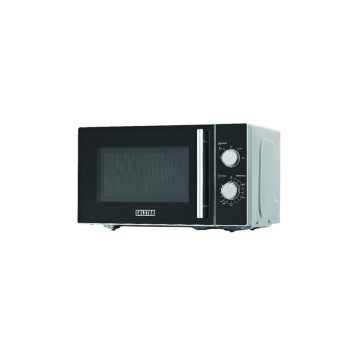 Micro-ondes Solstar 23L MWO 23M – Inox, 800W, Décongélation & Minuterie