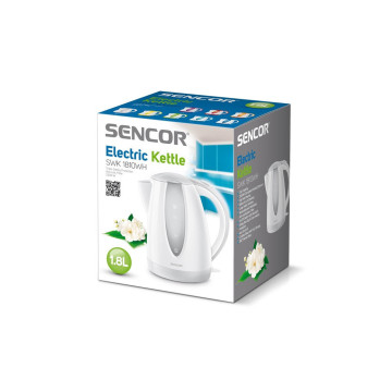 Bouilloire électrique Sencor SWK-1810WH 1,8L - Puissante, rapide et sécurisée