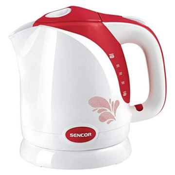 Bouilloire électrique Sencor 1,5L SWK-1504RD – Design rouge, 2000W, rapide, légère et sécurisée