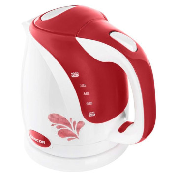 Bouilloire électrique Sencor 1,5L SWK-1504RD – Design rouge, 2000W, rapide, légère et sécurisée