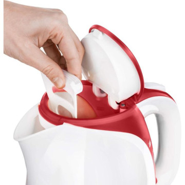 Bouilloire électrique Sencor 1,5L SWK-1504RD – Design rouge, 2000W, rapide, légère et sécurisée