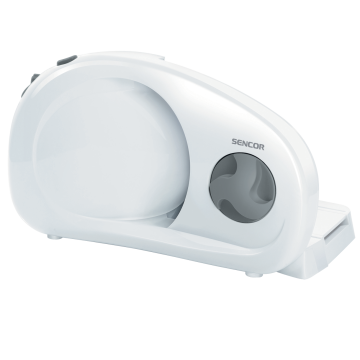 Trancheuse électrique Sencor SFS 1000WH – Lame inox, réglage 1 à 15 mm, 100W | Achat en ligne
