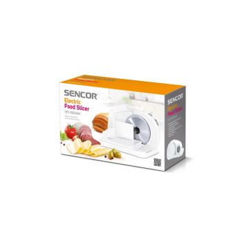 Trancheuse électrique Sencor SFS 1000WH – Lame inox, réglage 1 à 15 mm, 100W | Achat en ligne