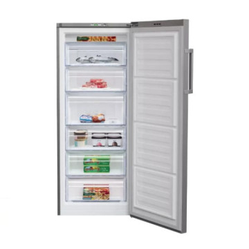 Congélateur Beko Vertical 6 tiroirs Silver Plaq Alu FSA 300S