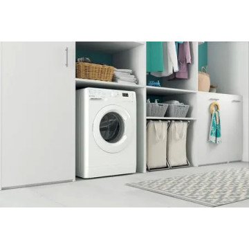 Lave-linge Indesit MTWA 91284 WFR – 9 kg, Chargement Frontal, 1200 tr/min, Programmes Rapides & Push&Wash