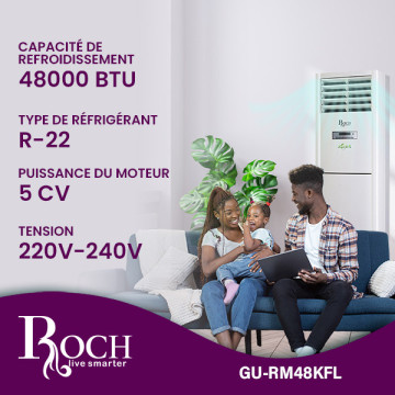 Climatiseur Armoire Roch 5 CV Split 48 000 BTU – Puissant et Économique