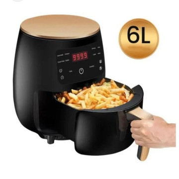 Friteuse à air LED 8 L et 6 L, 2 400 W – Cuisson rapide, saine et grande capacité