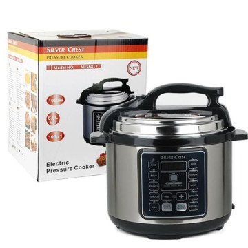 Autocuiseur électrique Silver Crest MES6817 6L - Cuisson rapide et intelligente en inox