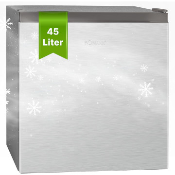 Réfrigérateur Bomann 50L KB 340.1 - Encastrable, 1 Porte, Inox, Compact