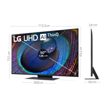 LG TV LED 50" 50UR91006LA – Téléviseur 4K UHD Smart TV avec HDR10 & webOS