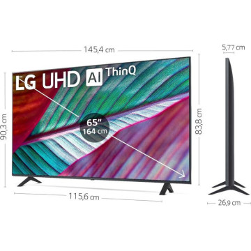 Téléviseur LG 65" UR78006LL – Smart TV UHD 4K, WebOS, Wi-Fi intégré