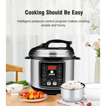 Autocuiseur électrique SilverCrest 8 Litres CFXB80 - Multifonction, Grande capacité, Inox, Cuisson rapide