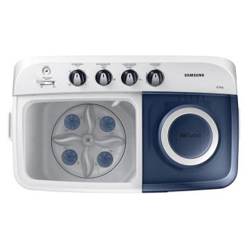 Machine à laver Samsung WT85H3210MB/ST – 8,5 kg, double cuve, lavage et essorage efficace