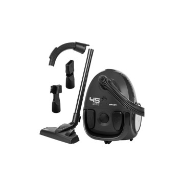 Aspirateur avec sac Sencor SVC 45BK-EUE3 1200W – Compact, puissant, silencieux et efficace pour sols et tapis