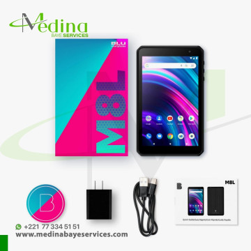 Tablette Android BLU M8L | 32 Go, Écran 8", Couleur Noir