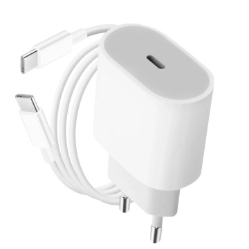 Chargeur iPhone 20W USB-C Apple Original – Adaptateur secteur rapide iPhone & iPad