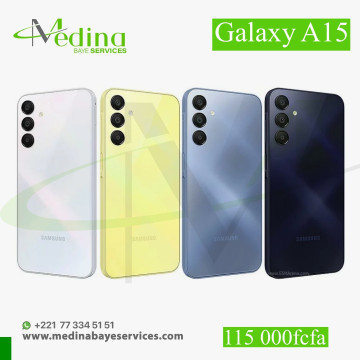 Samsung Galaxy A15 – 6.5", 128 Go de stockage, 4 Go de RAM