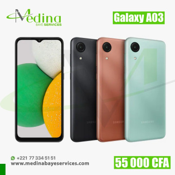 Samsung Galaxy A03 Core – Écran 6.5", 32 Go, 2 Go de RAM, Caméra 8 MP + 5 MP