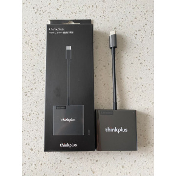 Think Plus USB-C 3-in-1 HUB / 4-in-1 HUB – Hub Multifonction Portable