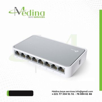 Switch TP-Link 8 Ports 10/100 Mbps – Compact, Économique et Facile à Installer