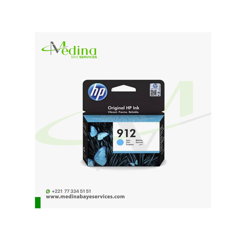 Cartouche d’encre HP 912 Noir, Rouge, Bleu, Jaune – Authentique et Fiable