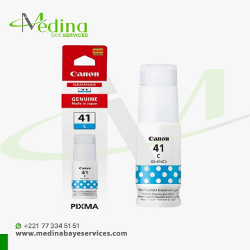 Cartouche d'encre Canon 41 – Noir, Cyan, Jaune, Magenta | Encre couleur authentique pour imprimantes Canon PIXMA