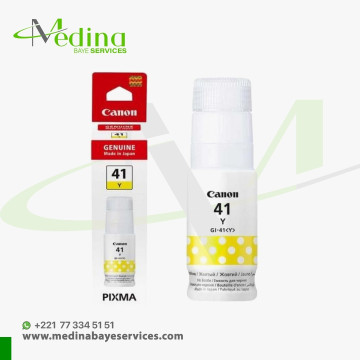 Cartouche d'encre Canon 41 – Noir, Cyan, Jaune, Magenta | Encre couleur authentique pour imprimantes Canon PIXMA
