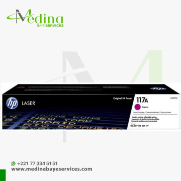 Cartouche Toner HP 117A (W2070A) Noir, Rouge, Bleu, Jaune – Qualité professionnelle HP