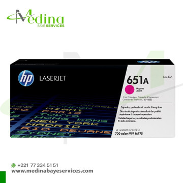 Cartouche HP 651A LaserJet authentique – Noir – Rendement élevé – Qualité professionnelle