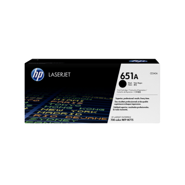 Cartouche HP 651A LaserJet authentique – Noir – Rendement élevé – Qualité professionnelle