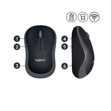 Souris sans fil Logitech M185 Authentique – Compacte, fiable et économique