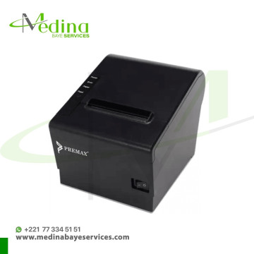 Imprimante Ticket Premax RP80 Wi-Fi – Thermique, Rapide, avec Coupeur Automatique pour POS et Caisse